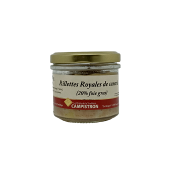 Rillettes Royales de Canard (20% foie gras) - 80g