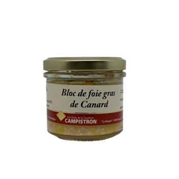 Bloc de foie gras de canard - 80g
