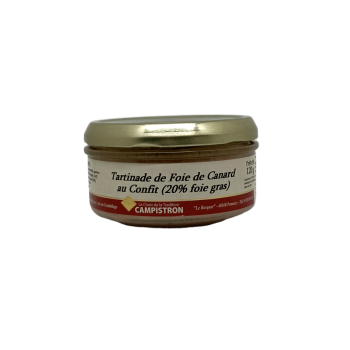 Tartinade de Foie de Canard au Confit (20% foie gras) - 120g