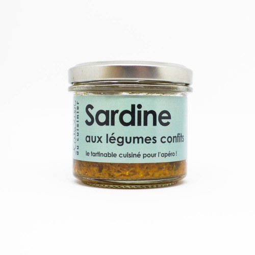 Sardine aux légumes confits