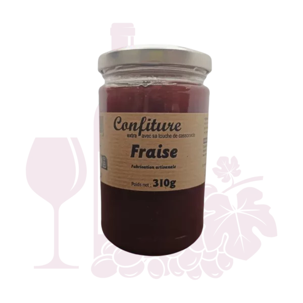 Confiture Extra Fraise a la cassonade - 310g