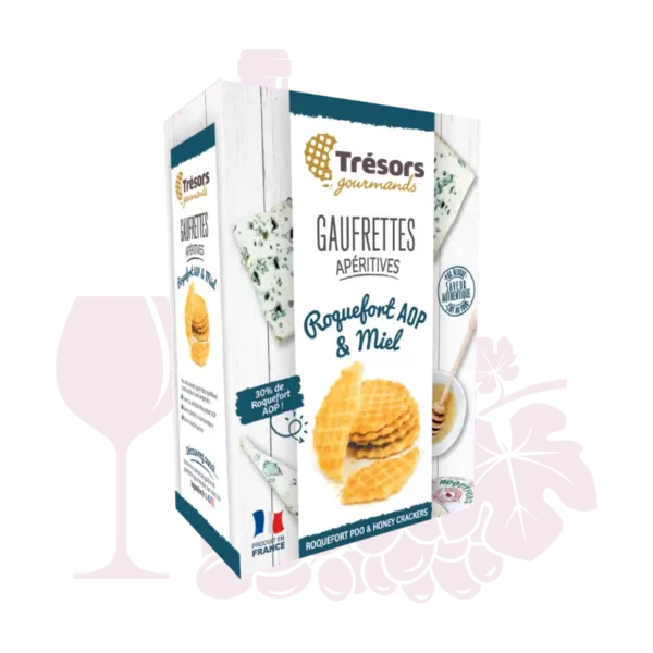 Gaufrettes Aperitives roquefort miel - 60g