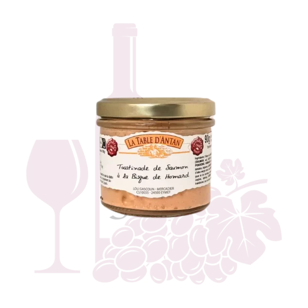 Toastinade de Saumon à la bisque de Homard - 90g