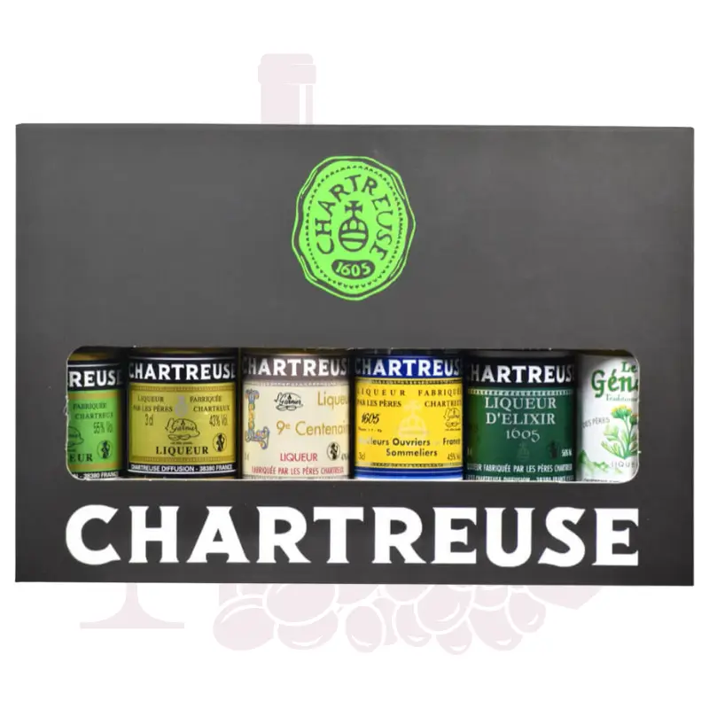 Coffret Chartreuse 6 miniatures (6x3cl)