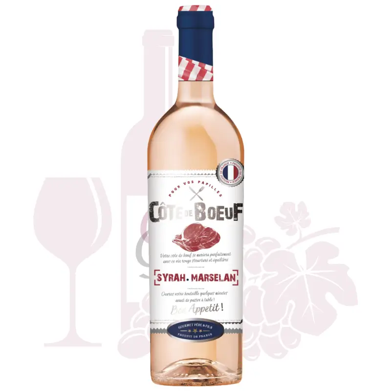 PAYS D OC - Cote de Boeuf - Rosé 75cl